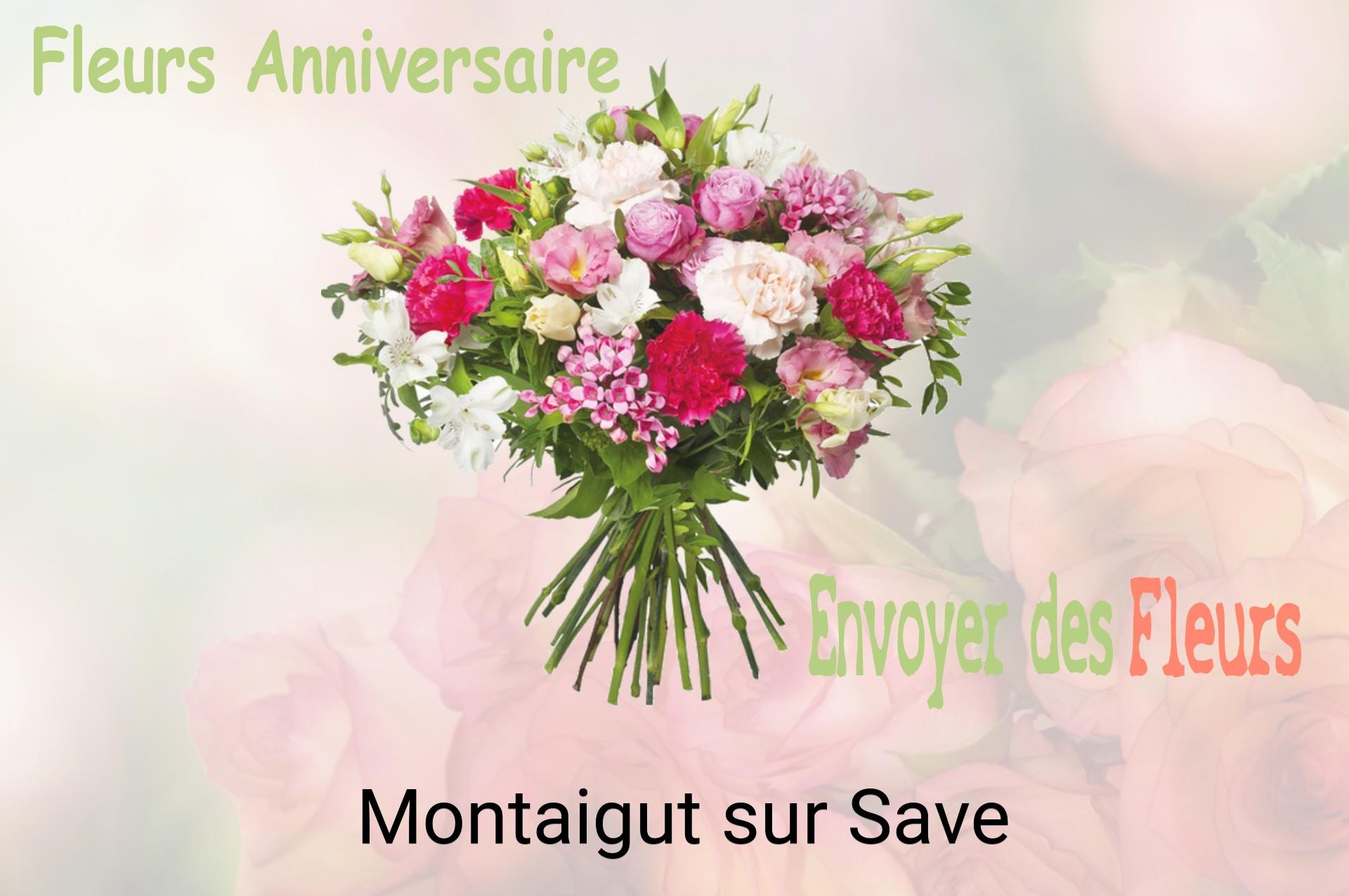 Bouquet de fleurs d’anniversaire livré à Montaigut-sur-Save