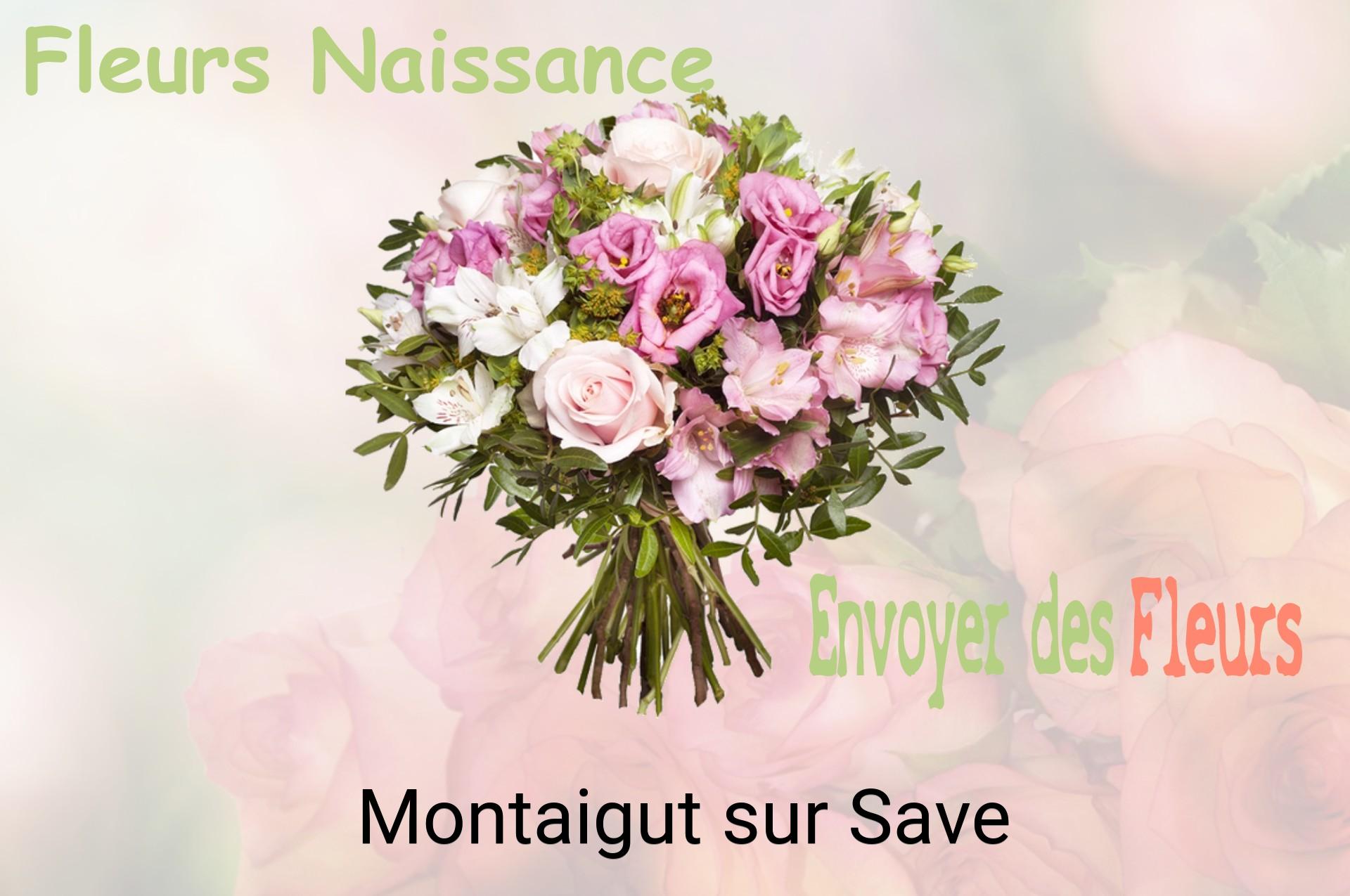 Bouquet de fleurs de naissance livré à Montaigut-sur-Save