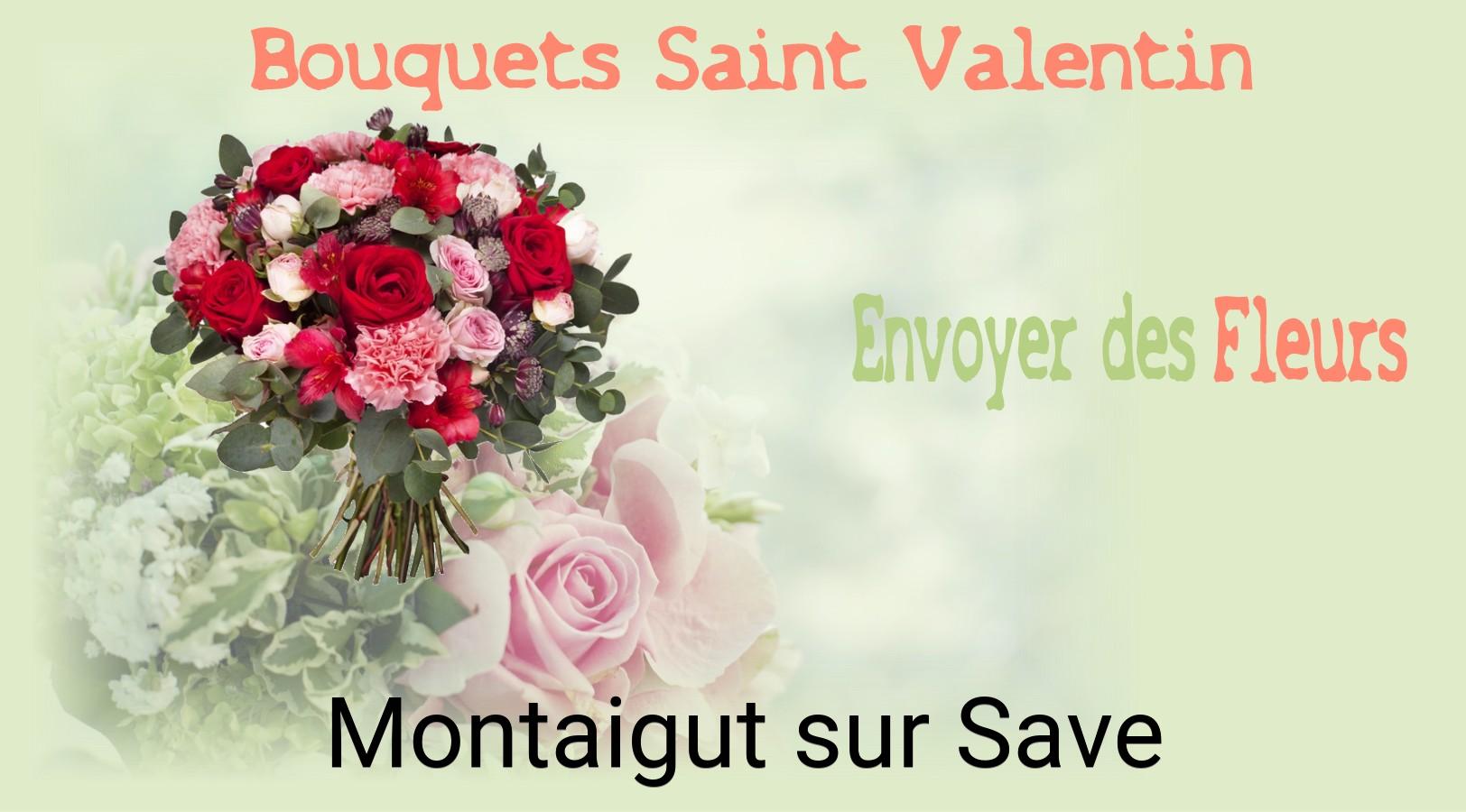 Roses de Saint-Valentin livrées à Montaigut-sur-Save